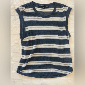 Veronica Beard Linen Blend sleeveless top size Medium